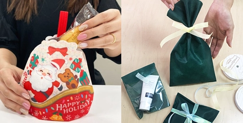 サイズ感や色を実際の商品でお試しください