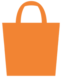 不織布バッグをカラーで探す｜オレンジの不織布バッグ