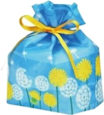 リボン付き巾着の全面印刷（高温転写）