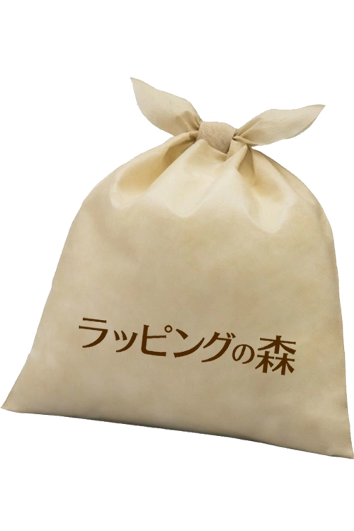 ふろしき風のワンポイント印刷（シルク）