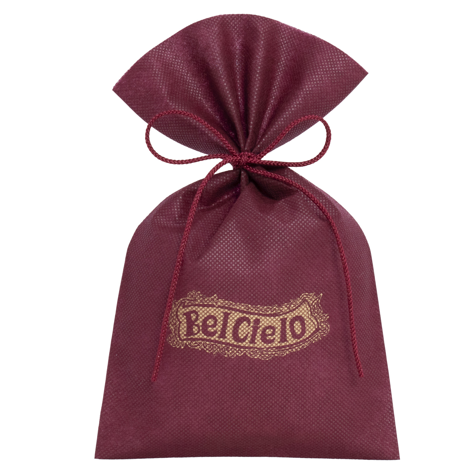 シルク印刷（機械刷り）｜金No.3（袋：ボルドー）