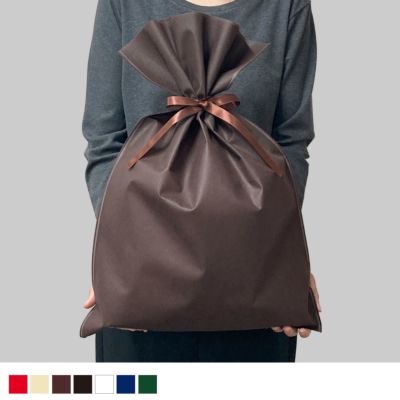 ソフトバッグベーシックS7厚　2穴リボン巾着 50枚入｜ラッピング資材の仕入れならラッピングの森