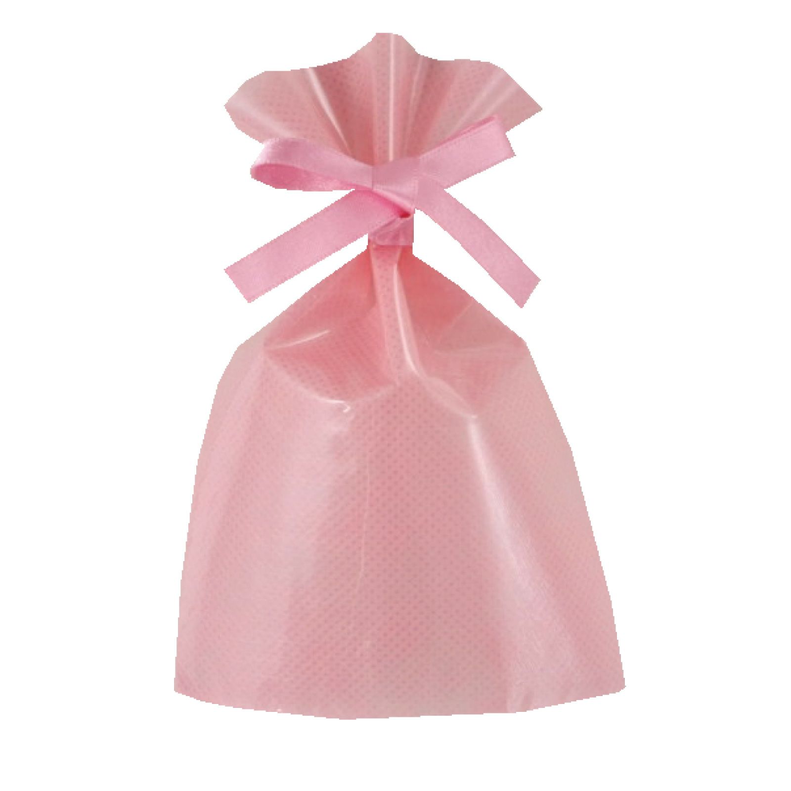 ラッピング｜ソフトバッグクリアS1　2穴リボン巾着 50枚入