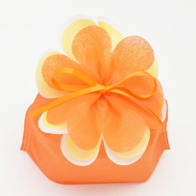 ブルーミング巾着　大　20枚入～｜ラッピング資材の仕入れならラッピングの森｜俯瞰から見た画像