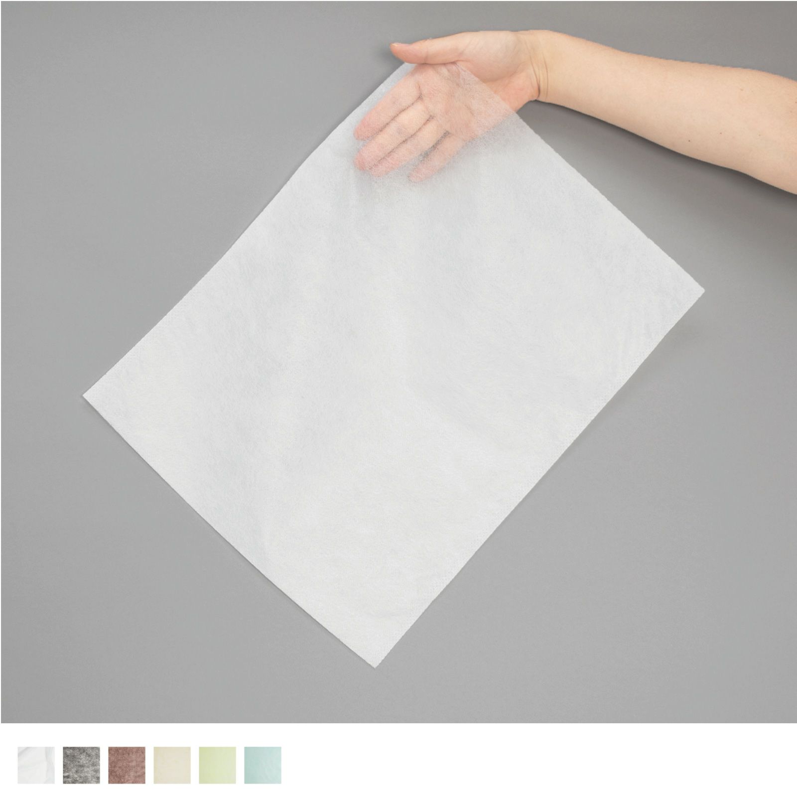 アパレル｜不織布製平袋　薄タイプ（12g）　小　100枚入