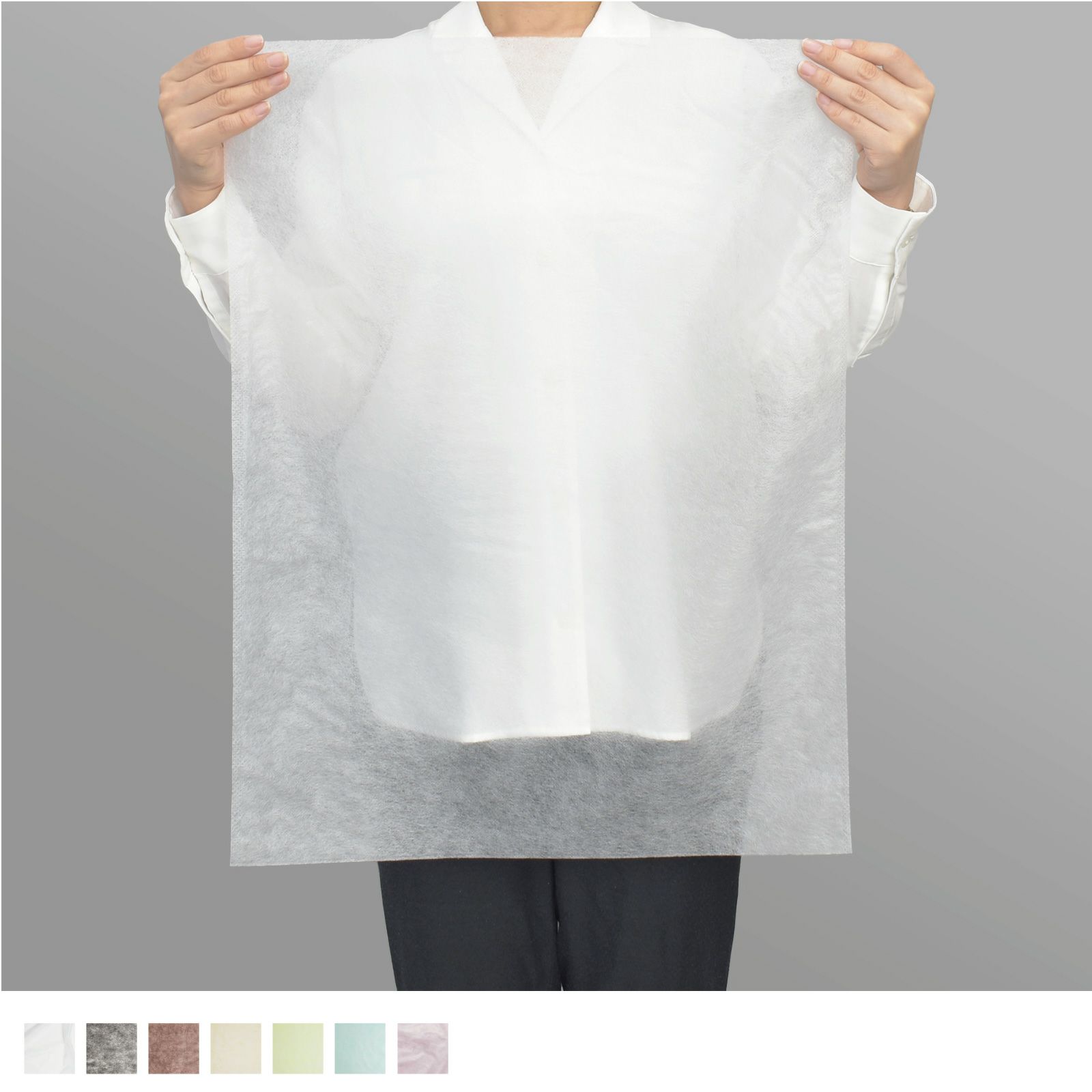 アパレル｜不織布製平袋　薄タイプ（12g）　大　100枚入