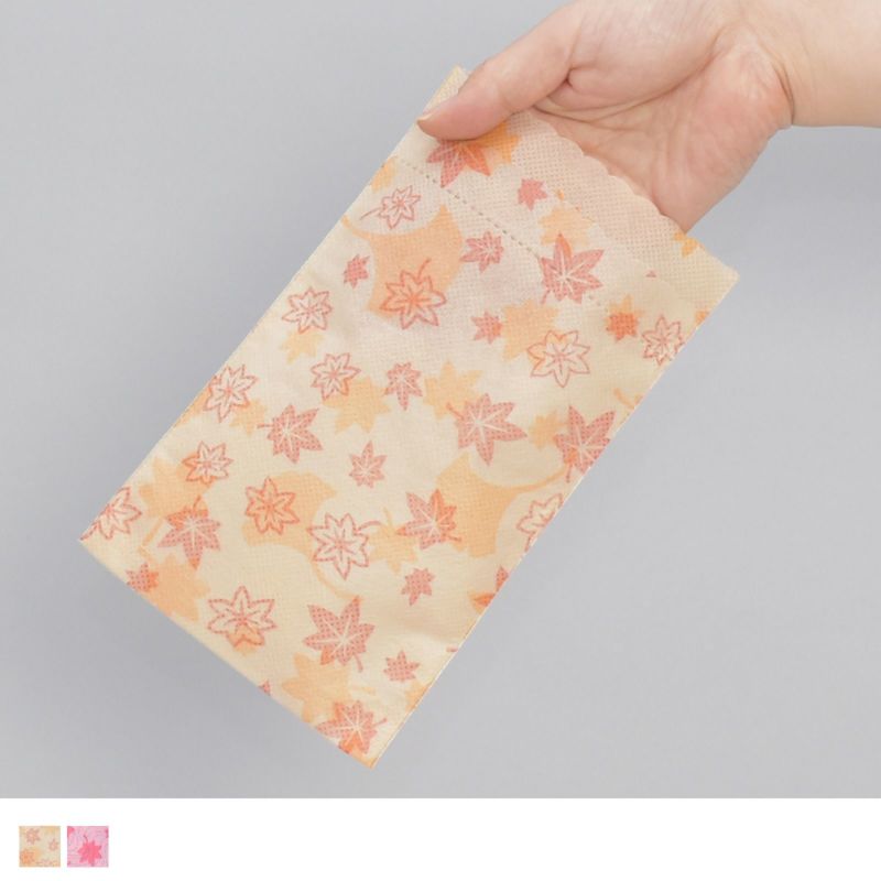 ラッピング｜ソフトバッグ夢がさねS2 もみじ柄 20枚入