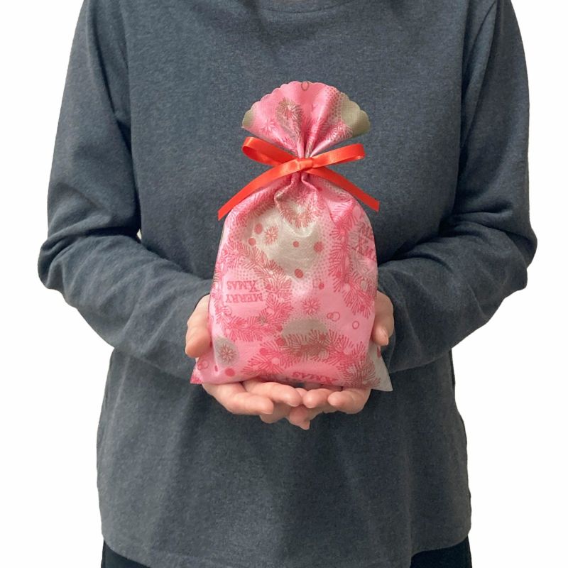 ラッピング｜ソフトバッグS3 夢がさね リース柄　20枚入～