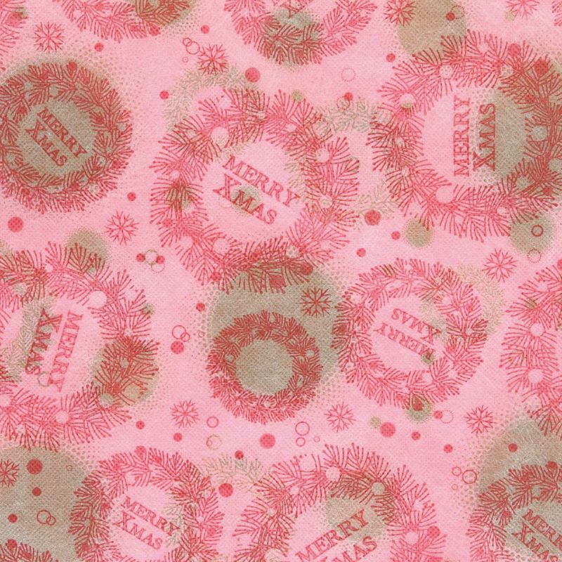 ラッピング｜ソフトバッグS5 夢がさね リース柄　20枚入～