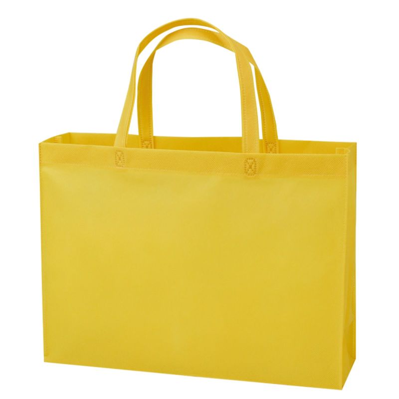 不織布バッグ｜ベーシックトート　普通タイプ(75g）　A4横 名入れ有　100枚入