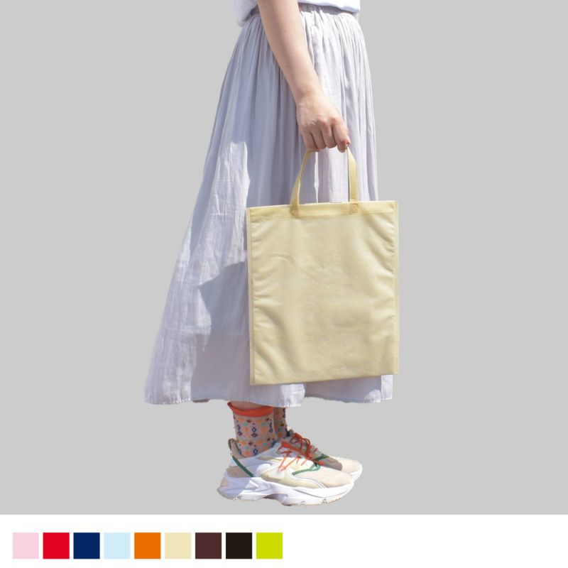 アドバッグ 薄タイプ（40g） 持ち手付き A4 100枚入｜不織布バッグの仕入れならラッピングの森