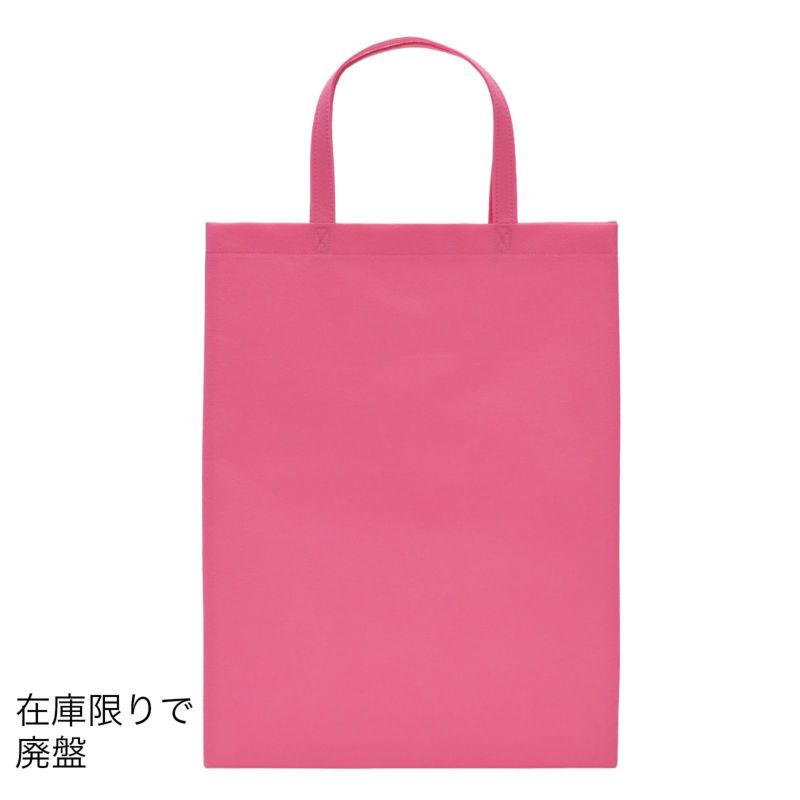 不織布バッグ｜ベーシックトート　厚タイプ(100g）　A4縦マチなし　100枚入