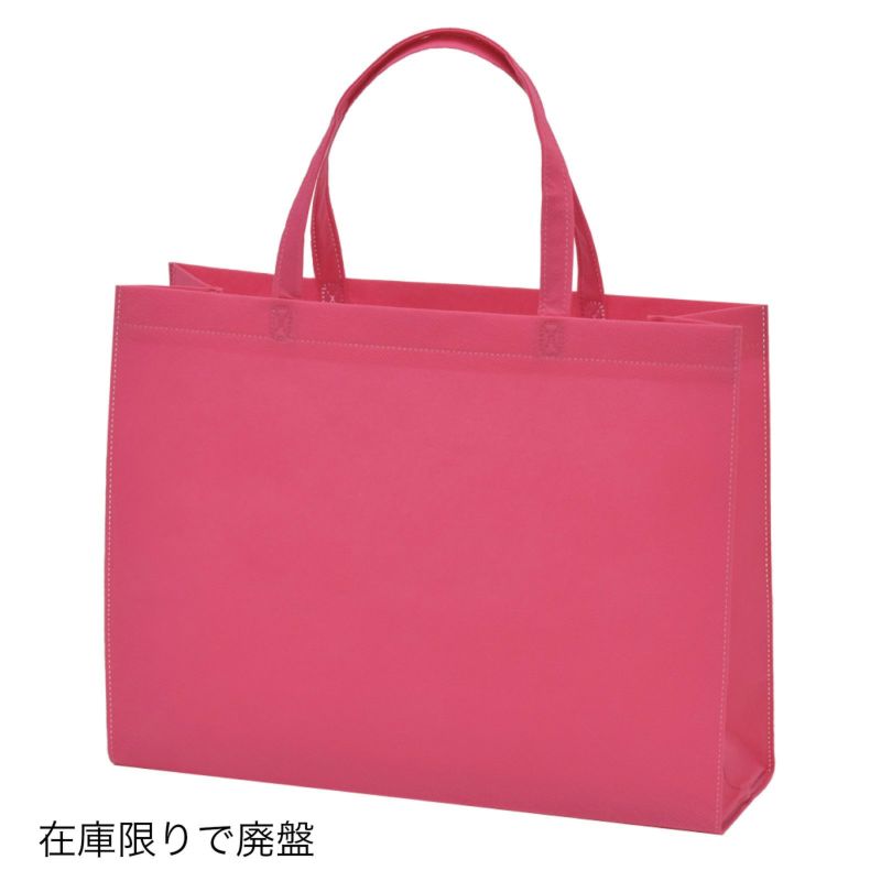 不織布バッグ｜ベーシックトート　厚タイプ(100g）　A4横　100枚入