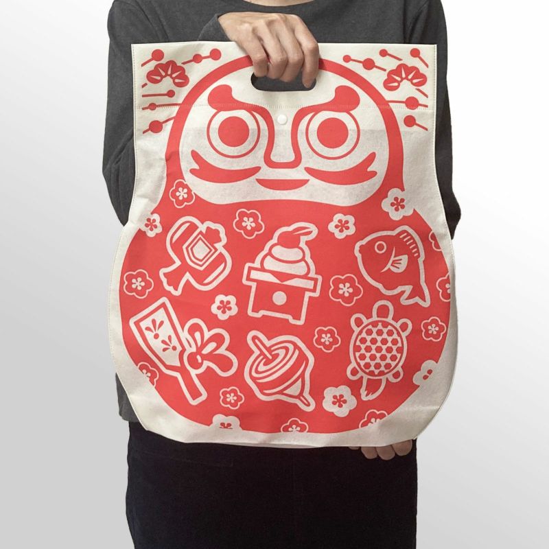 ラッピング｜オートミミック小判抜き　正月ダルマ　大　20枚入～