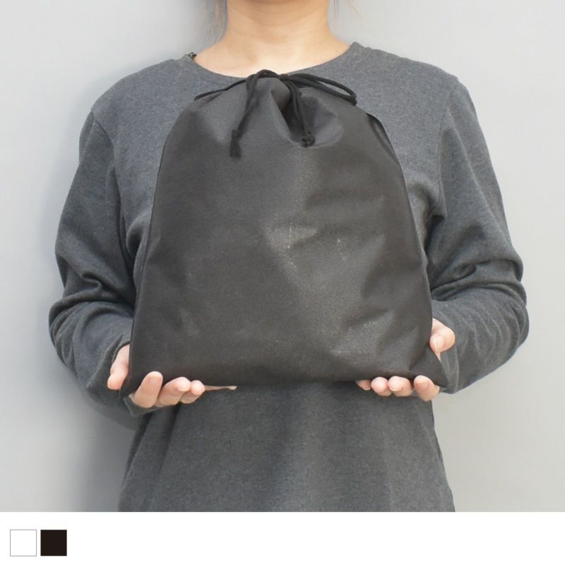 アパレル｜不織布インナー巾着　普通タイプ　S