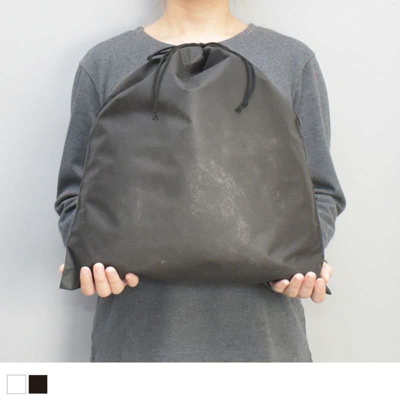 アパレル｜不織布インナー巾着　普通タイプ　M