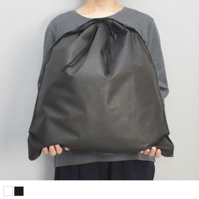 アパレル｜不織布インナー巾着　普通タイプ　L