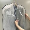 アパレル資材｜半身透明洋服カバー　コート・ワンピース用