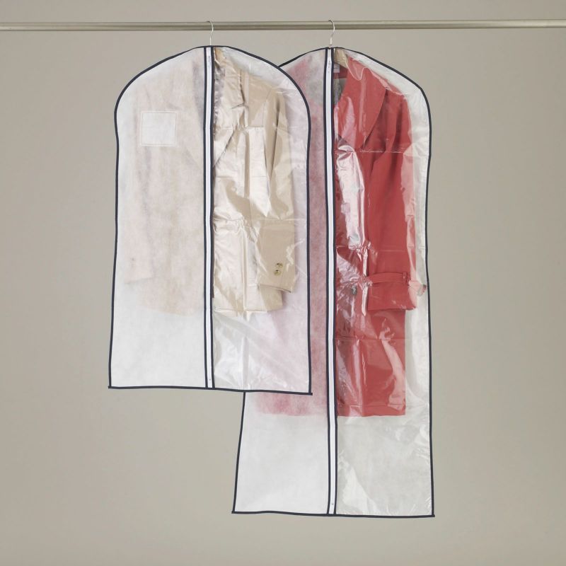 アパレル資材｜半身透明洋服カバー　コート・ワンピース用