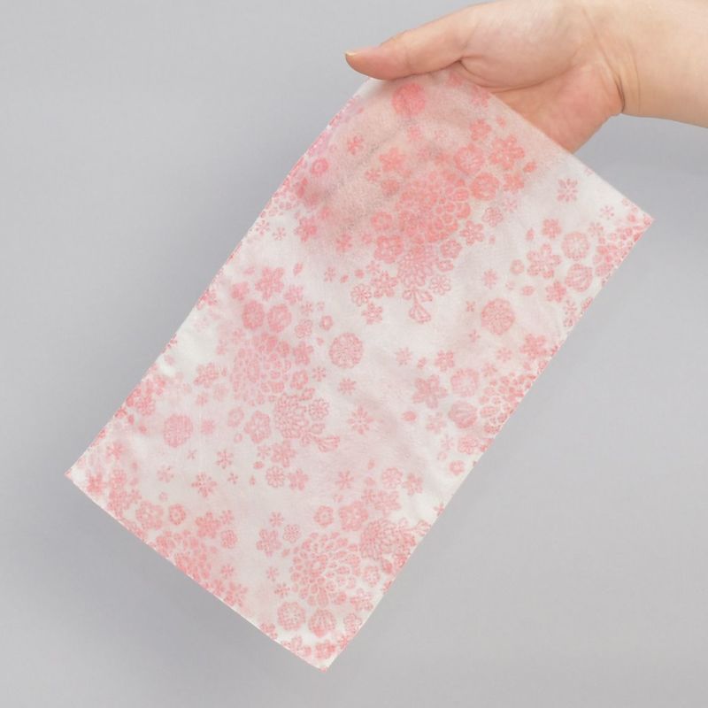 ラッピング｜ソフトバッグベールS3 薄　菊柄 100枚入