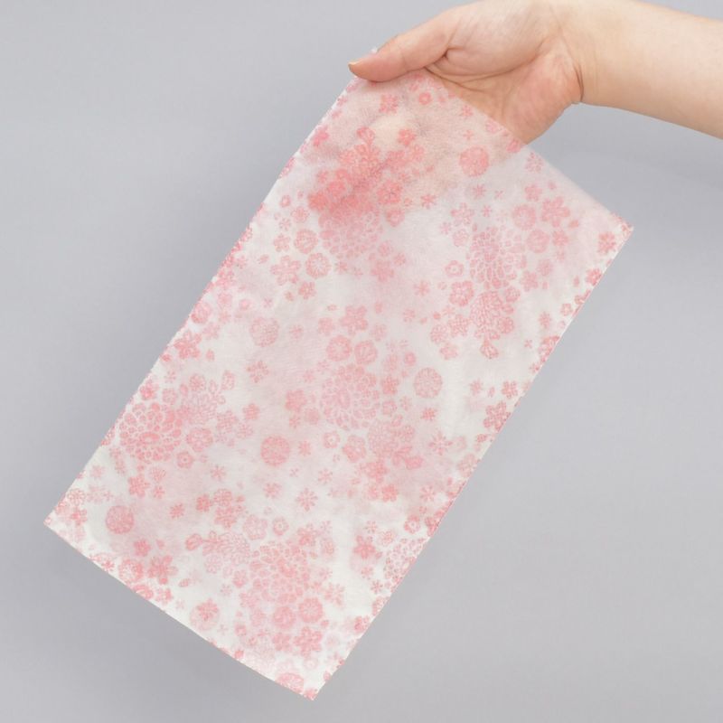 ラッピング｜ソフトバッグベールS4 薄　菊柄 100枚入