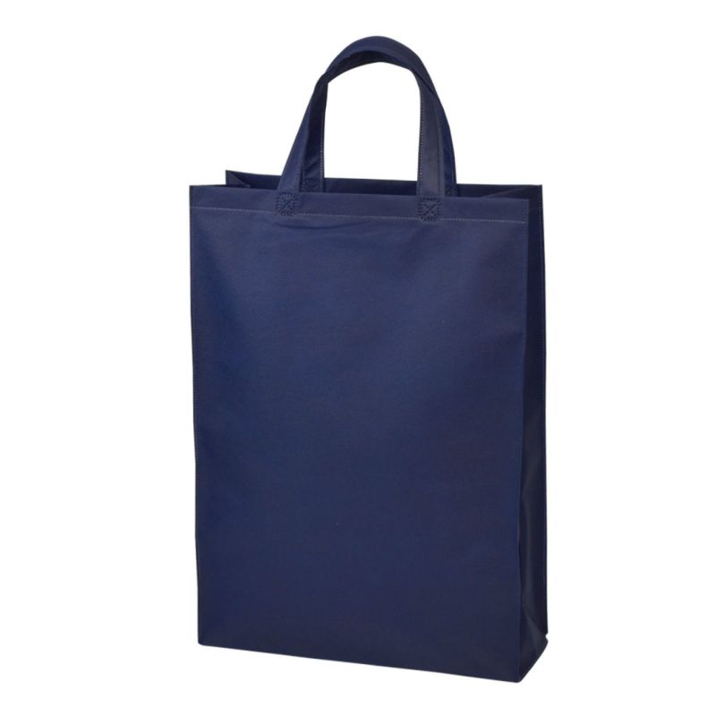 不織布バッグ｜【1000枚以上専用】ベーシックトート　普通タイプ(75g）　中縦　名入れ有 100枚入