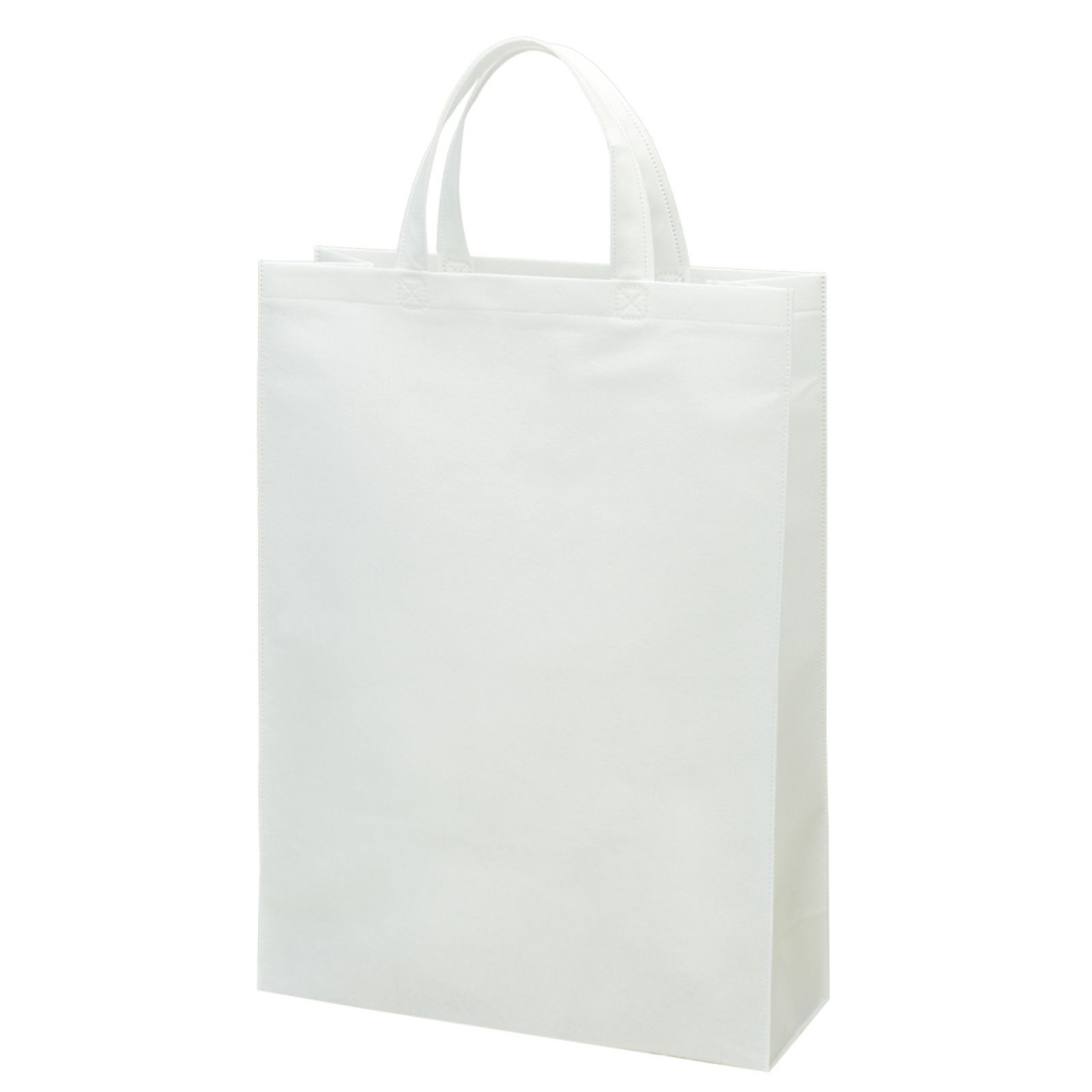 不織布バッグ｜【1000枚以上専用】ベーシックトート　厚タイプ(100g）　中縦　名入れ有　100枚入
