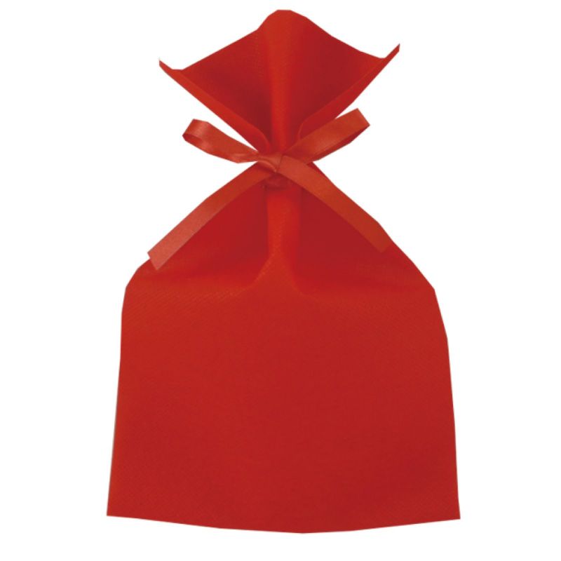 ラッピング｜ソフトバッグベーシックS3　2穴リボン巾着　名入れ有 100枚入