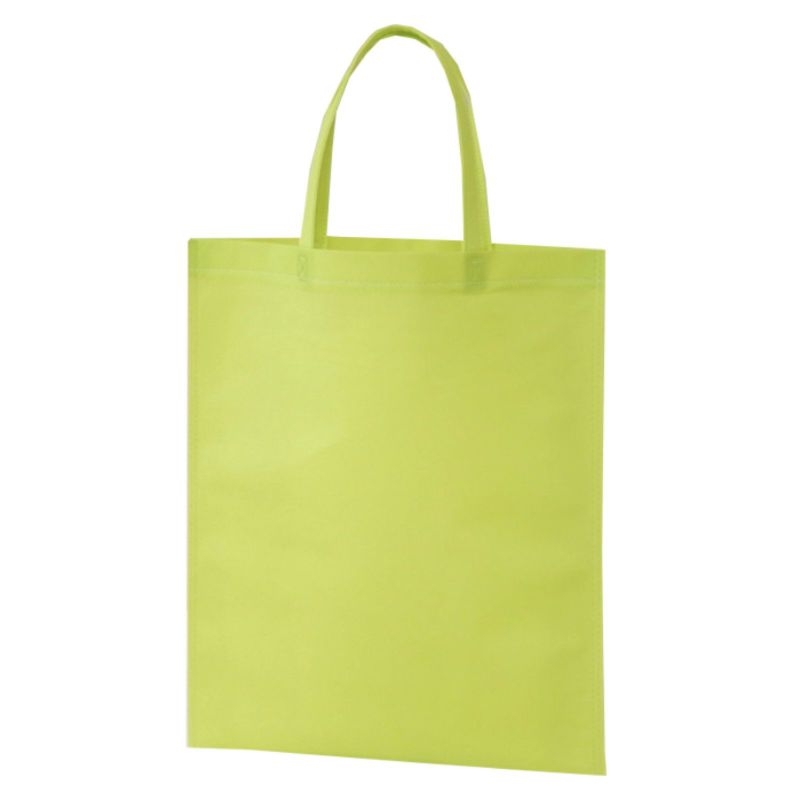 不織布バッグ｜【1000枚以上専用】アドバッグ 普通タイプ（75g） 持ち手付き　A4 名入れ有　100枚入