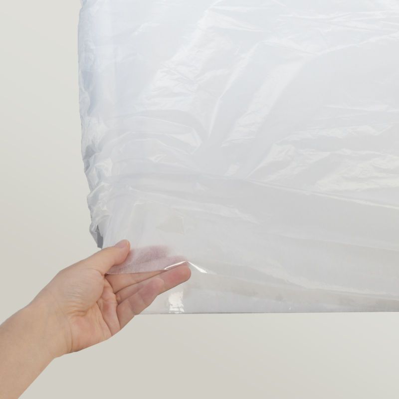  アパレル｜不織布製洋服カバー　ひも留め・マチ無（SS）｜300枚入