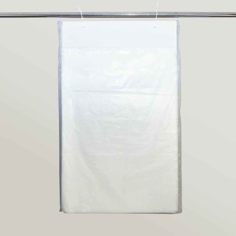 アパレル｜不織布製洋服カバー　ひも留め・マチ無（S）｜300枚入