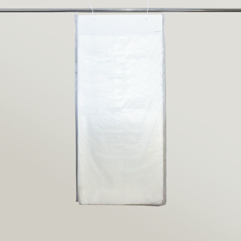 アパレル｜不織布製洋服カバー　ひも留め・マチ無（M）｜300枚入