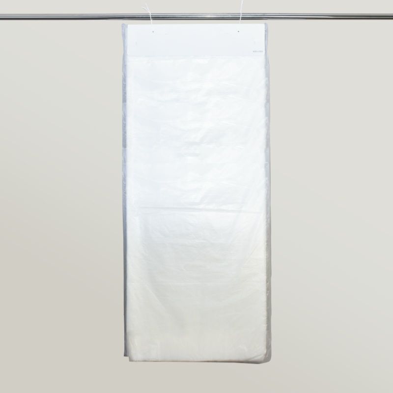 アパレル｜不織布製洋服カバー　ひも留め・マチ無（L）｜300枚入