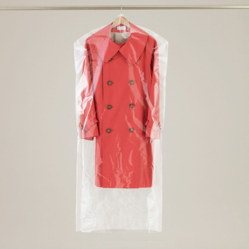 アパレル｜不織布製洋服カバー　ひも留め・マチ無（L）｜300枚入