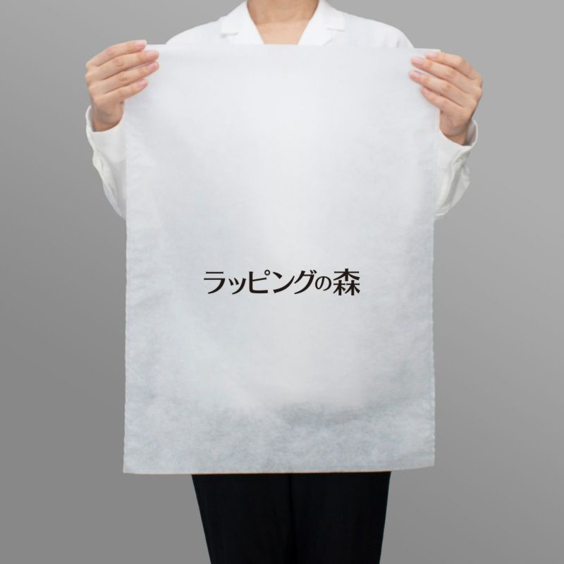 アパレル資材｜不織布製平袋　厚タイプ（23g）　中　名入れ有　100枚入