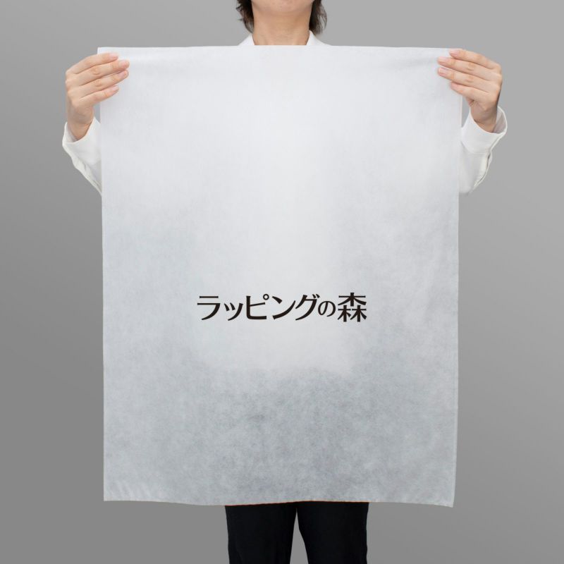 アパレル資材｜不織布製平袋　厚タイプ（23g）　中 ロングタイプ　名入れ有　100枚入
