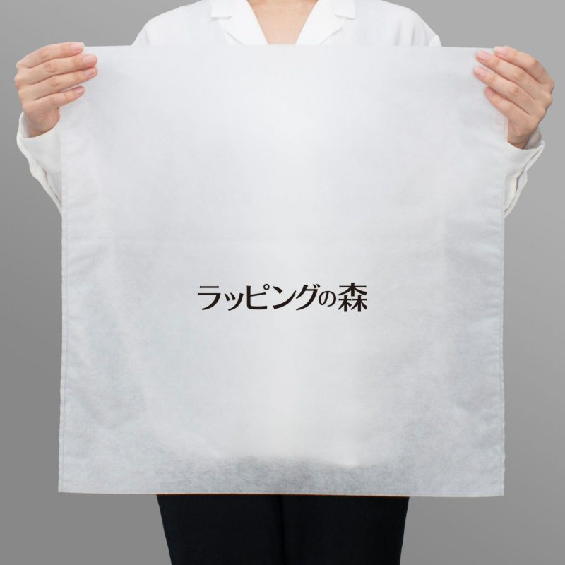 アパレル資材｜不織布製平袋　厚タイプ（23g）　サイズ60　名入れ有　100枚入