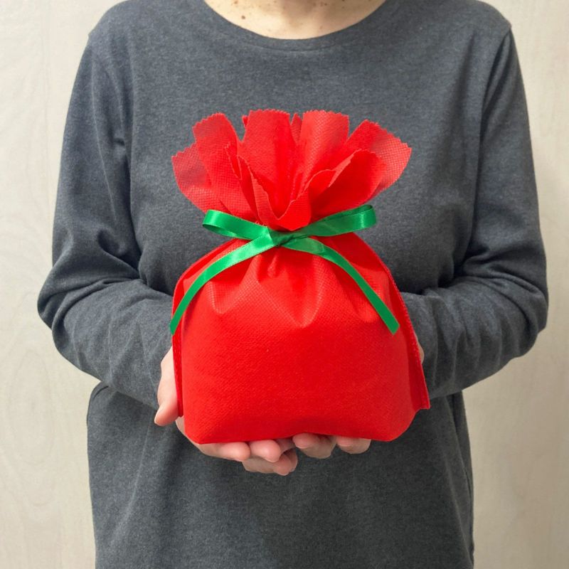 カーネーション巾着　20枚入～｜ラッピング資材の仕入れならラッピングの森