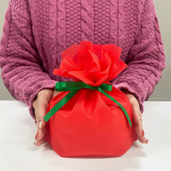 カーネーション巾着　20枚入～｜ラッピング資材の仕入れならラッピングの森