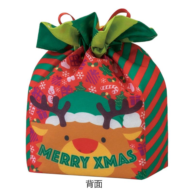 ラッピング｜スクエア巾着　クリスマスFP　20枚入～