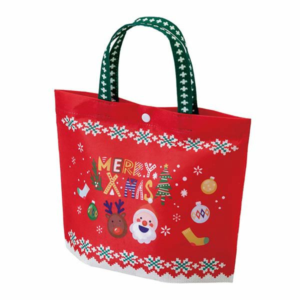 ラッピング｜【クリスマス】シンプルトート（ミニ）｜不織布ラッピング袋｜20枚入～