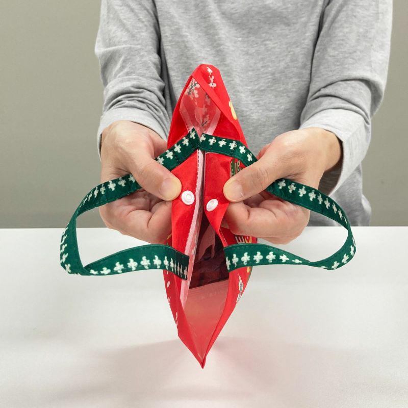 ラッピング｜【クリスマス】シンプルトート（ミニ）｜不織布ラッピング袋｜20枚入～