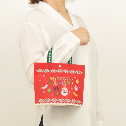 ラッピング｜【クリスマス】シンプルトート（ミニ）｜不織布ラッピング袋｜20枚入～