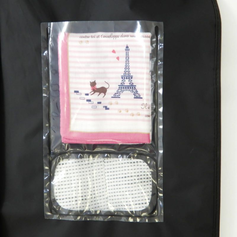 ロングキャリーバッグ　オープンタイプ　ハンガー付き　名入れ有　120枚入