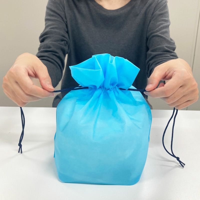 ラッピング｜巾着袋大　プレーン　名入れ有　100枚入