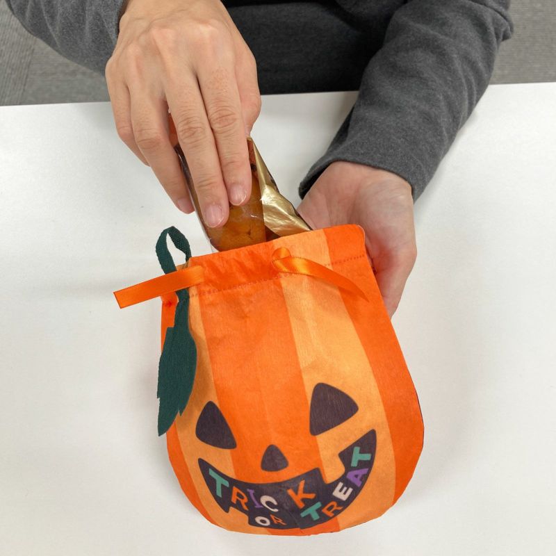 ラッピング｜おてだま巾着　かぼちゃFP　20枚入～