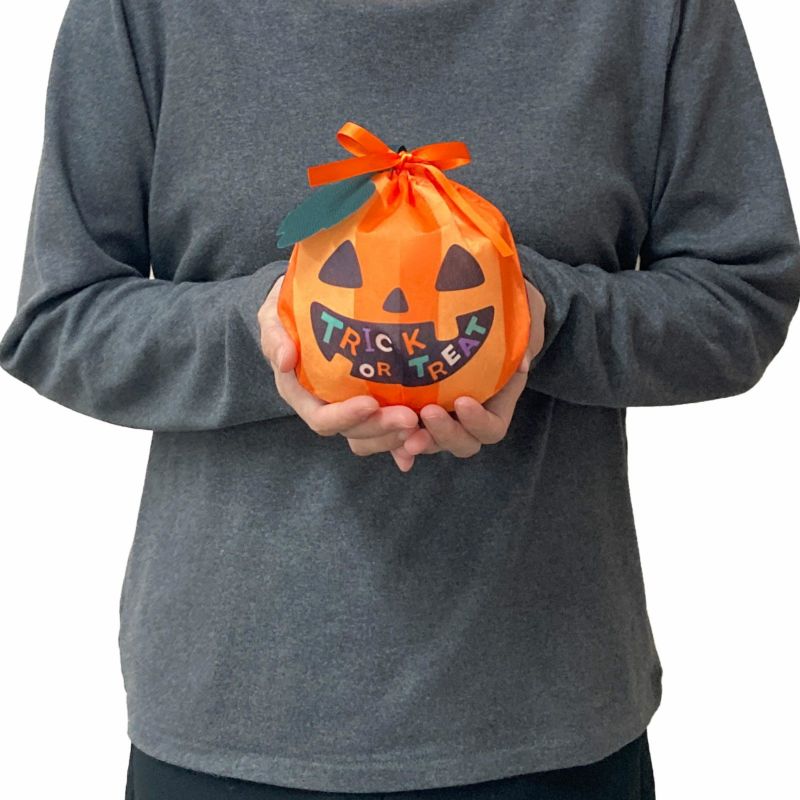 ラッピング｜おてだま巾着　かぼちゃFP　20枚入～