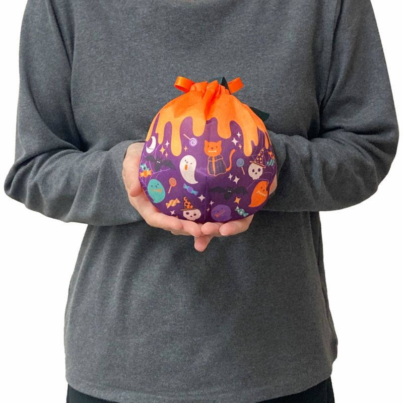 ラッピング｜おてだま巾着　かぼちゃFP　20枚入～