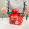 ラッピング｜巾着　リボンFP　小　XMASニット　20枚入～