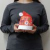 サンタ帽子　XMASニットFP　20枚入｜ラッピング資材の仕入れならラッピングの森